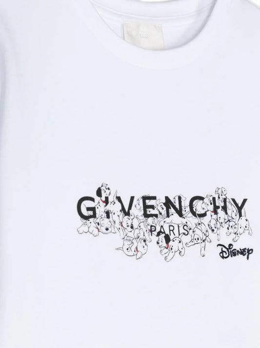 Givenchy Disney ruffled logo-print T-shirt dress