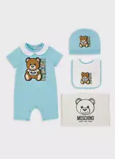 Moschino Set  With Teddy Bear And Logo