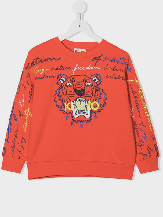 Kenzo Kids tiger logo sweatshirt