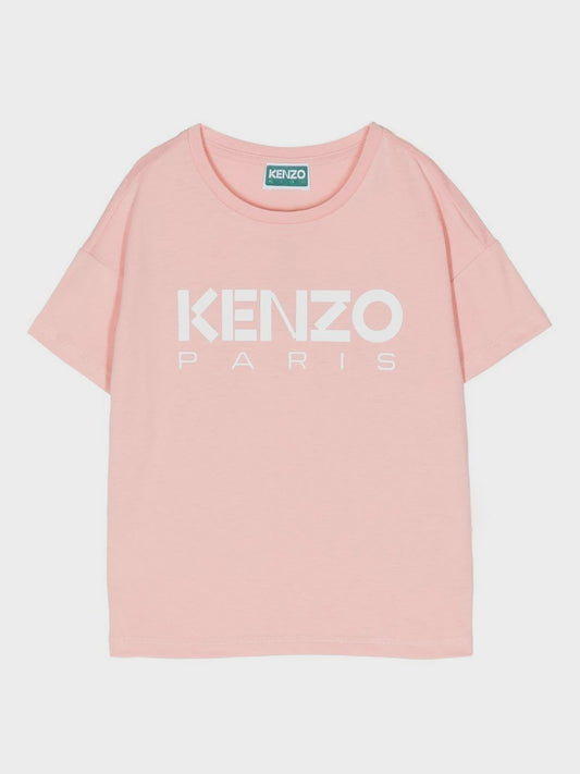 Kenzo Kids  logo-print detail T-shirt