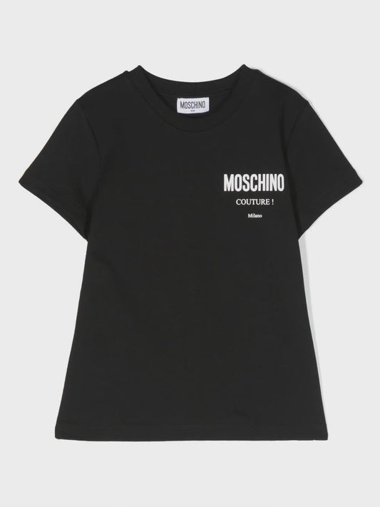 Moschino Kids logo-print cotton T-Shirt