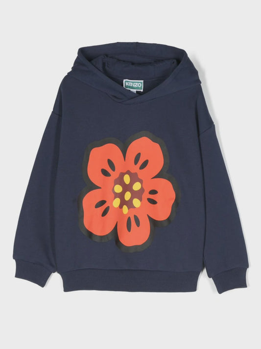 Kenzo Kids Boke Flower-patch hoodie