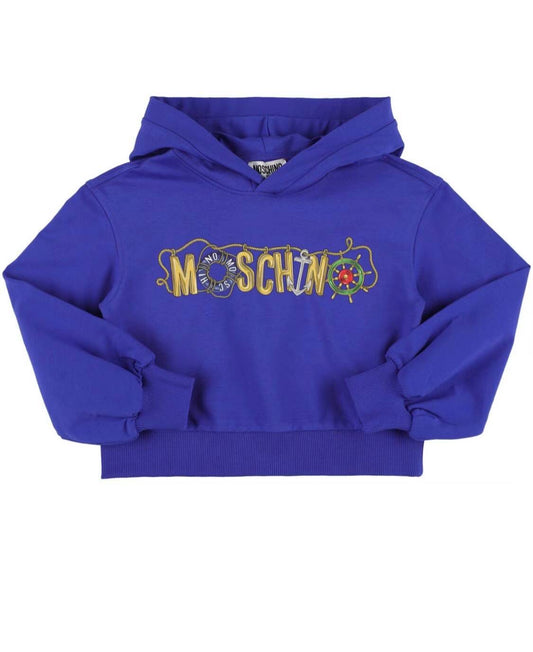 MOSCHINO TEEN Hooded track jackets