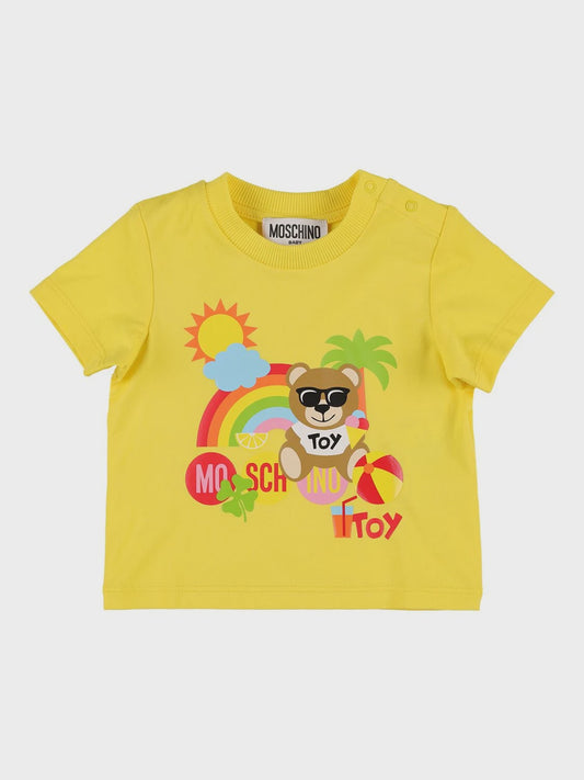 Moschino Kids Teddy Bear cotton T-Shirt