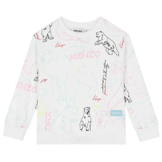 Kenzo Kids Nova logo-print sweatshirt